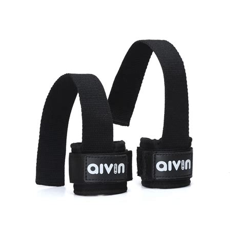 Buy Aivin Ergo Weight Lifting Bar Straps with Wrist Support Wraps, Gym ...
