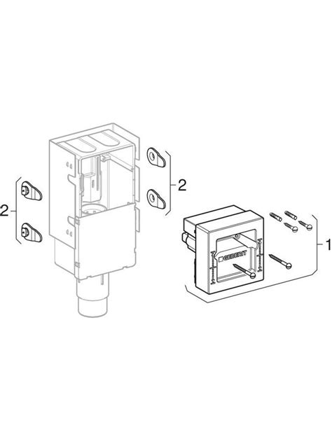 Spare parts for: Geberit GIS crossbars for washing machine and ...