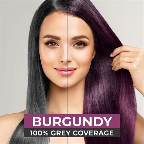Vcare Super Eazzy Hair Colour Shampoo, Burgundy for Women and Men ...
