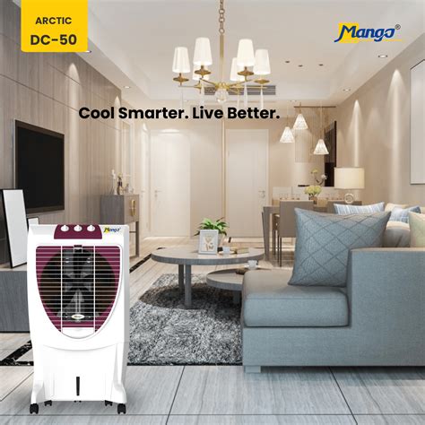 Arctic DC 50 Desert Air Cooler - 50L, Arctic Series | Mango Appliances