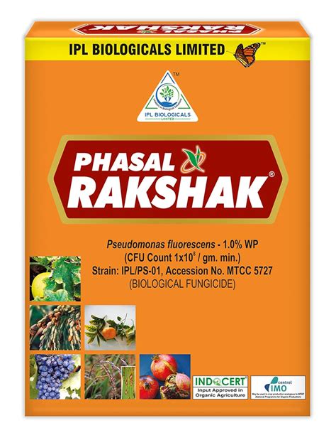Phasal Rakshak 1% WP-Pseudomonas fluorescens,Biofungicides or effective ...