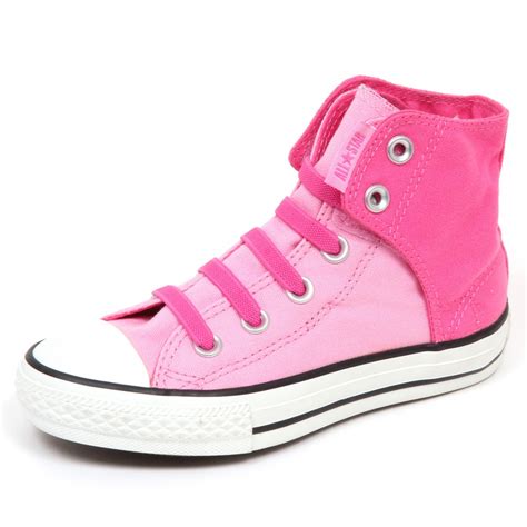 E3984 sneaker bimba CONVERSE ALL STAR SLIP ON pink shoe girl kid