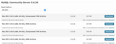 Image result for MySQL Download Mac