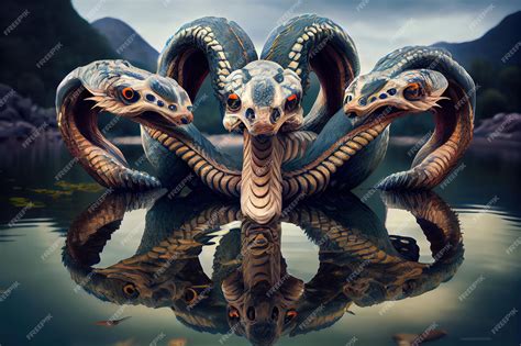 Three Headed Snake Monster
