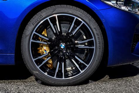 Get a grip: 2018 BMW M5 rides on specially engineered Pirelli P Zero tires