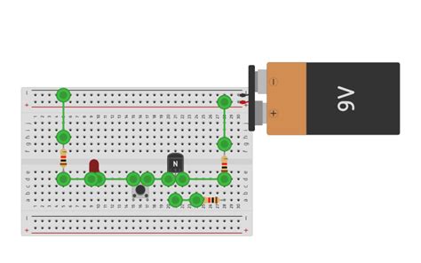 Image result for LED Connection with Switch Tinkercad