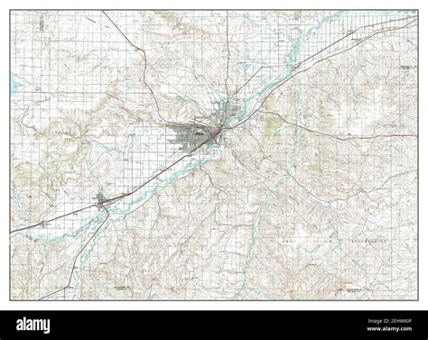 Billings, Montana, map 1989, 1:100000, United States of America by ...