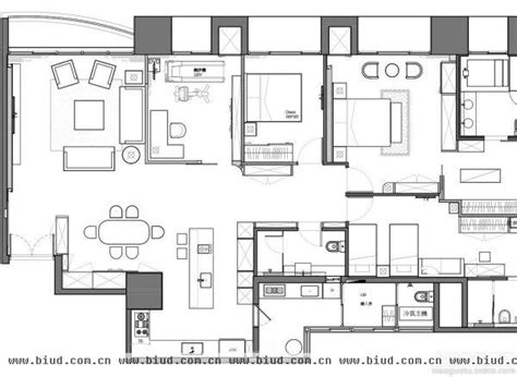 102平米现代简约风格两室两厅户型家庭装修 - 家居装修知识网