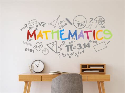 Image result for Math Classroom Wall Sticker Design