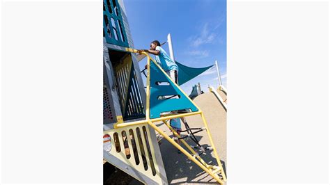 Jennie Dean Park - Colorful Playground Towers