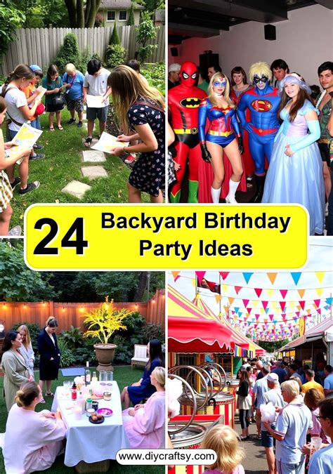 24 Backyard Birthday Party Ideas for Outdoor Fun