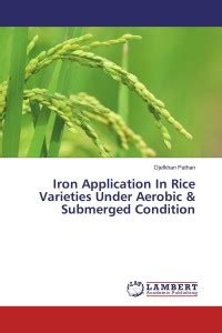 Iron Application In Rice Varieties Under Aerobic & Submerged Condition ...