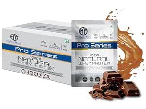 MuscleTrail ProSeries 100% Natural Whey Protein (Single Serving Pouch ...
