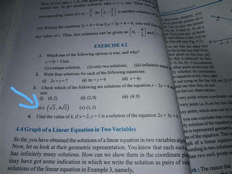check (√2,4√2) is a solution for x-2y=4 - Brainly.in