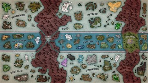 Image result for Musical Archipelago One Piece Map