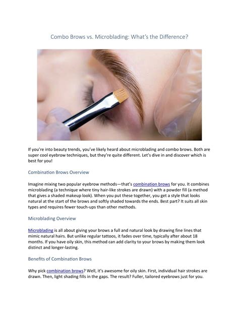 Image result for Combination Brows vs Microblading