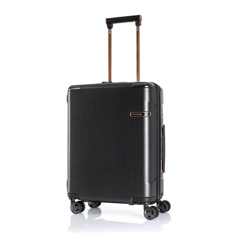 Samsonite Evoa Tech Sp 55 20 Nt Unisex Brushed Black Cabin Luggage