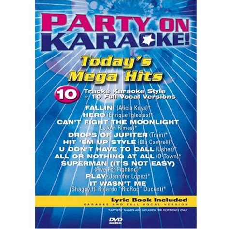 Party On Karaoke // Today's Mega Hits / 10 Tracks / 10 Full Vocal ...