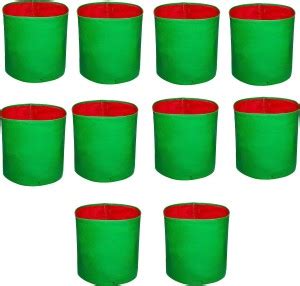 WNE Jaliwale Terrace Gardening (12" X 12") - (Pack of 20) Grow Bag ...