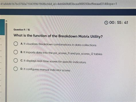 Matrix Model Breakdown 的图像结果