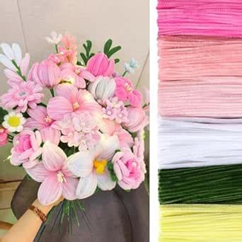 Pipe Cleaners Craft, 200 Pieces Chenille Stems for DIY Flowers, Limpia ...