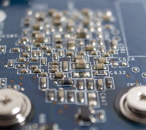 Closeup Ofcomputer Integrated Circuit Board Stock Photo - Image of electric, chip: 190827848