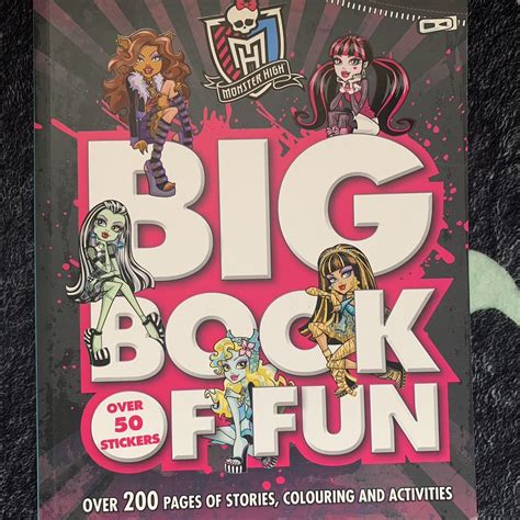 Monster high big book of fun 💀 . Hasn’t been used... - Depop
