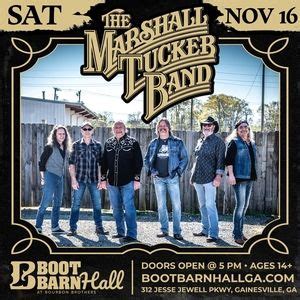 The Marshall Tucker Band @ Boot Barn Hall (Gainesville) in Gainesville ...