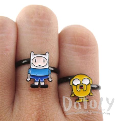 Adventure Time Finn the Human Shaped Adjustable Ring | Adventure time ...