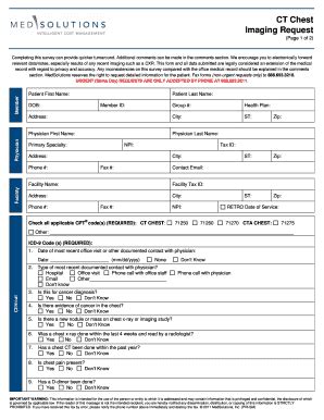 Fillable Online sh lsuhsc CT Chest Imaging Request - LSU Health ...