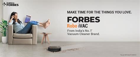 Eureka Forbes Robo iVac 2 in 1 (dry suction+mopping) robotic vacuum ...