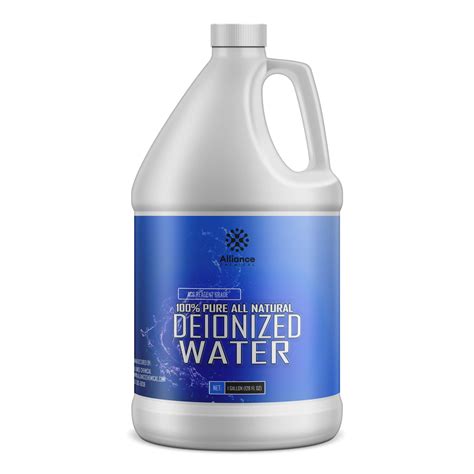 Deionized Water 1 Gallon Demineralized Acs Laboratory Grade Softener ...