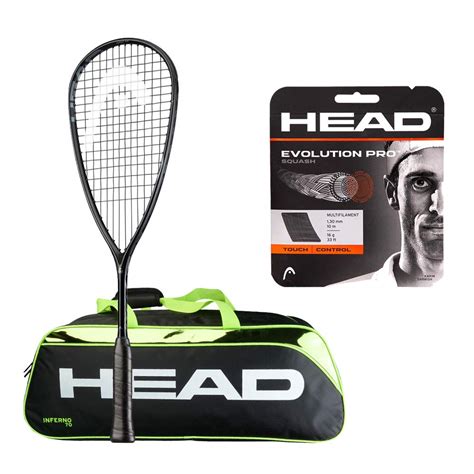Buy HEAD Squash Racket 360 Speed 120 SB with HEAD KITBAG INFERNO-70 ...