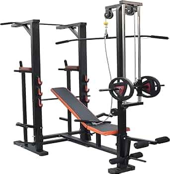 HASHTAG FITNESS Home gym 20 in 1 abs tower, adjustable benches, home ...