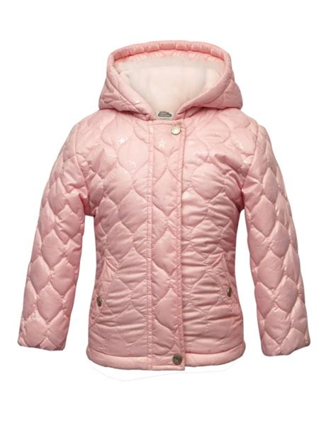 Shop Girls Jacket Quilted Rose Pink at Woollen Wear