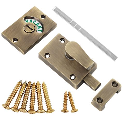 Buy Door Lock Indicator,Toilet Bathroom Lock Vacant/Engaged Chrome ...