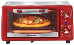 Image result for Hamilton Beach Toaster Oven Red