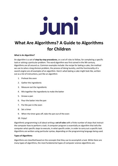 Algorithm Definition for Children 的图像结果