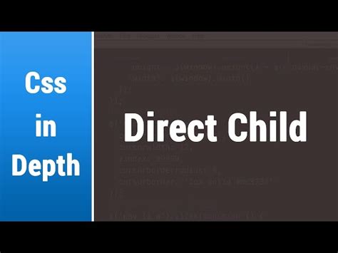 فيديو Arabic Css Lessons - Descendant Selectors vs Direct Child Selectors