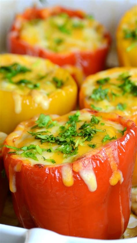Super healthy stuffed bell peppers – Artofit