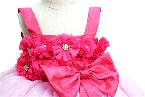 New Stylish First Flower Birthday Baby Frock - Baby Girl Dress