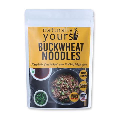 Naturally Yours Healthy Buckwheat Soba Noodles | Kuttu Atta & Whole ...