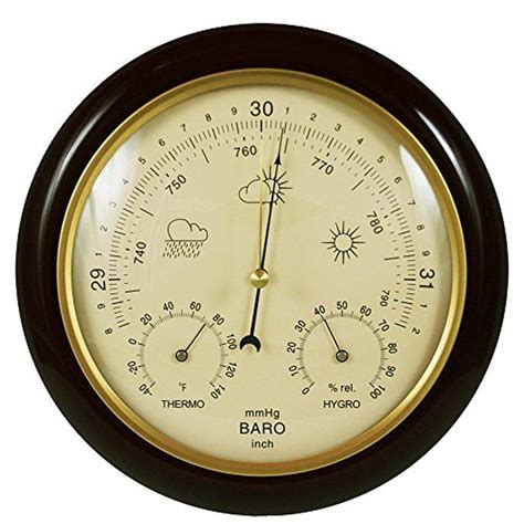 Ambient Weather | WS-YG302A Traditional Barometer with Temperature and ...