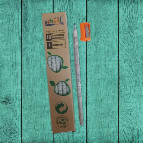 Offtoschool Eco-Friendly, Recycled Newspaper Pencils for Writing ...