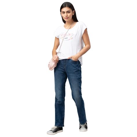 Being Human Woman Kick Flare Fit Denim-Deep Indigo