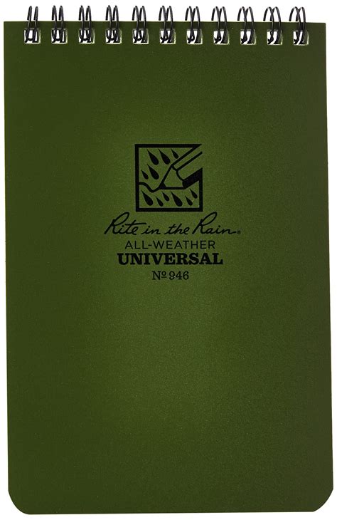 Buy Rite in the RainWaterproof Paper Pocket Top Spiral Bound 4 x 6 Inch ...