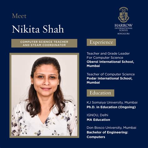 Teaching Staff | Harrow International School Bengaluru