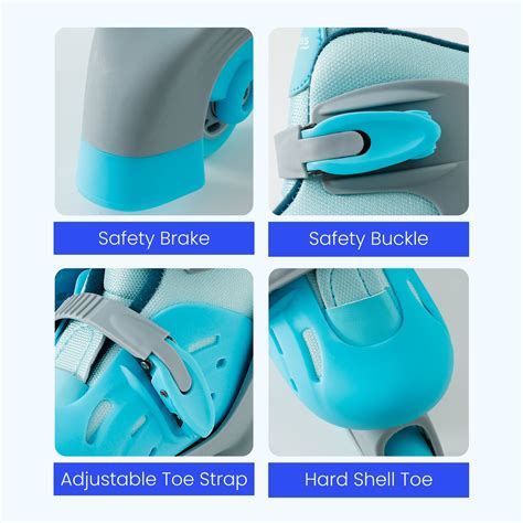 LL668BU 4-8 Yrs: Blue Convertible Inline/Roller Skates with LED Wheels ...