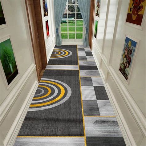 Extra Long Hallway Runner Rug Geometry Long Carpet Runner for Hallway ...