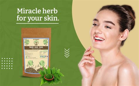 ECONBIO ROOTS 100% Natural Neem Face Pack 50g (Pack of 3) : Amazon.in ...